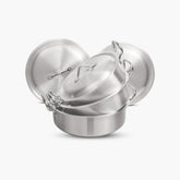 Klassic Aluminium Steel Flat Woks Set - Premium Cookware for Gas and Electric Stove - Easy to Clean - Klassic Kitchenware UK