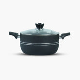 Klassic Non Stick Cooking Pot - Durable Non-Stick Coating - Suitable for All Stoves | Dishwasher Safe & Easy to Clean - Klassic Kitchenware UK