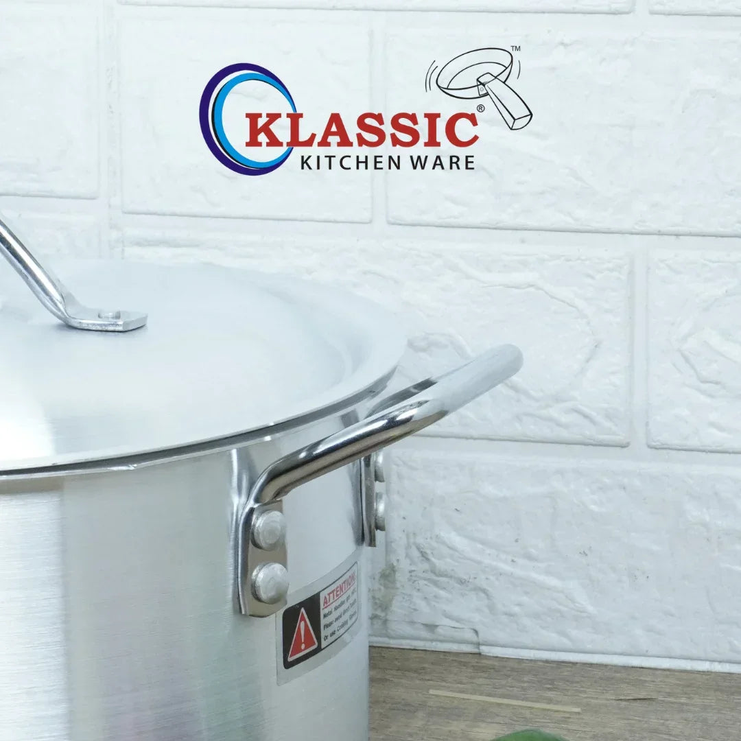 Klassic Aluminium Steel Galaxy Cooking Pots Set - Premium Cookware for Gas and Electric Stove, Easy to Clean, Durable - Klassic Kitchenware UK