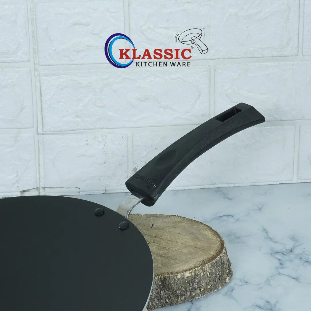 Klassic Non-Stick Induction Base Tawa Pan – Ideal for Pancakes, Roti & Chapati - Klassic Kitchenware UK