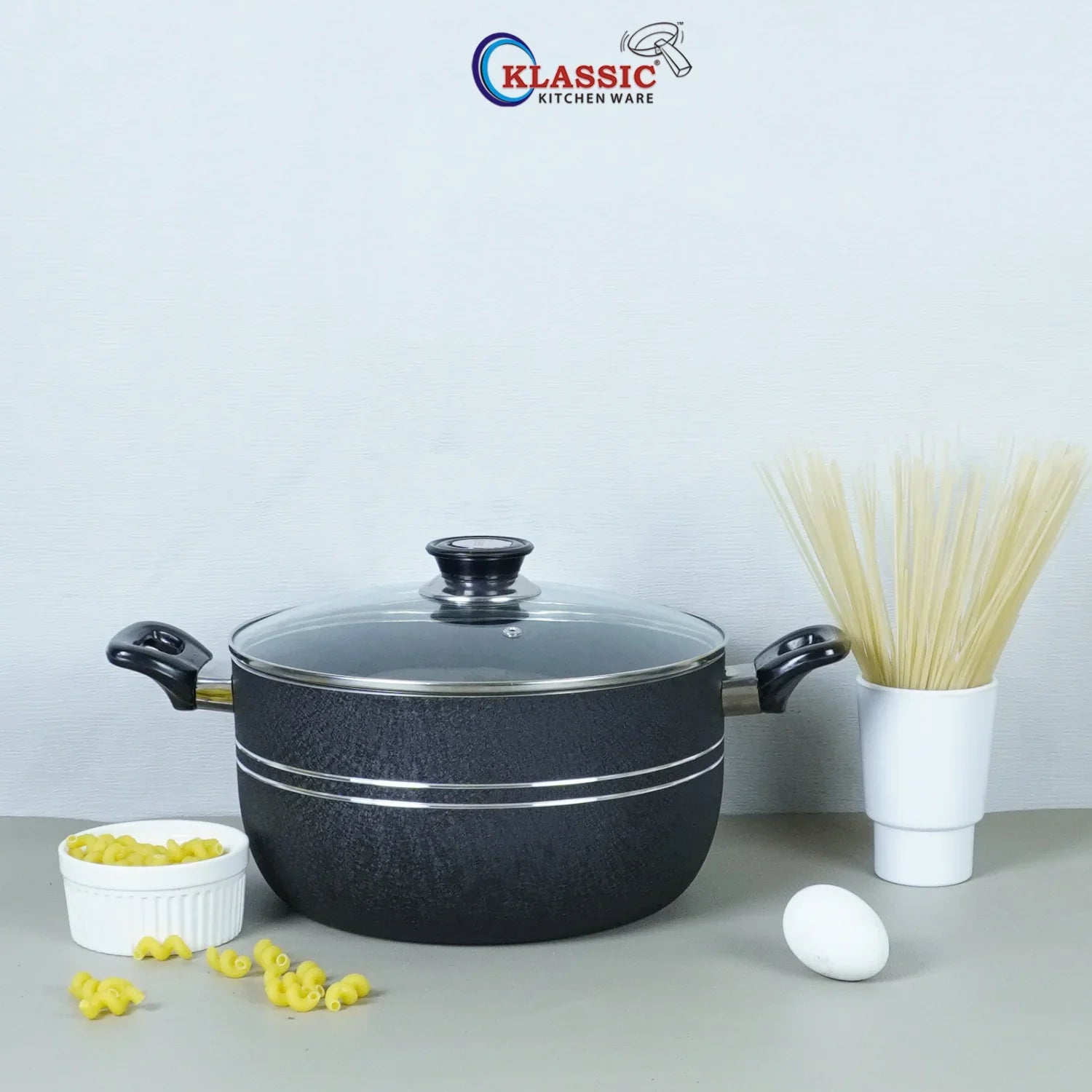 Klassic Pride 5 Pcs Non Stick Pots and Pans Cookware Set - Suiable for All Stoves | Dishwasher Safe - Klassic Kitchenware UK