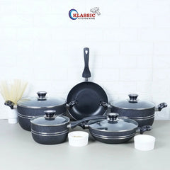 Klassic Crescent 5Pcs Non Stick Cookware Set - Suitable for All Stoves | Dishwasher Safe - Klassic Kitchenware UK