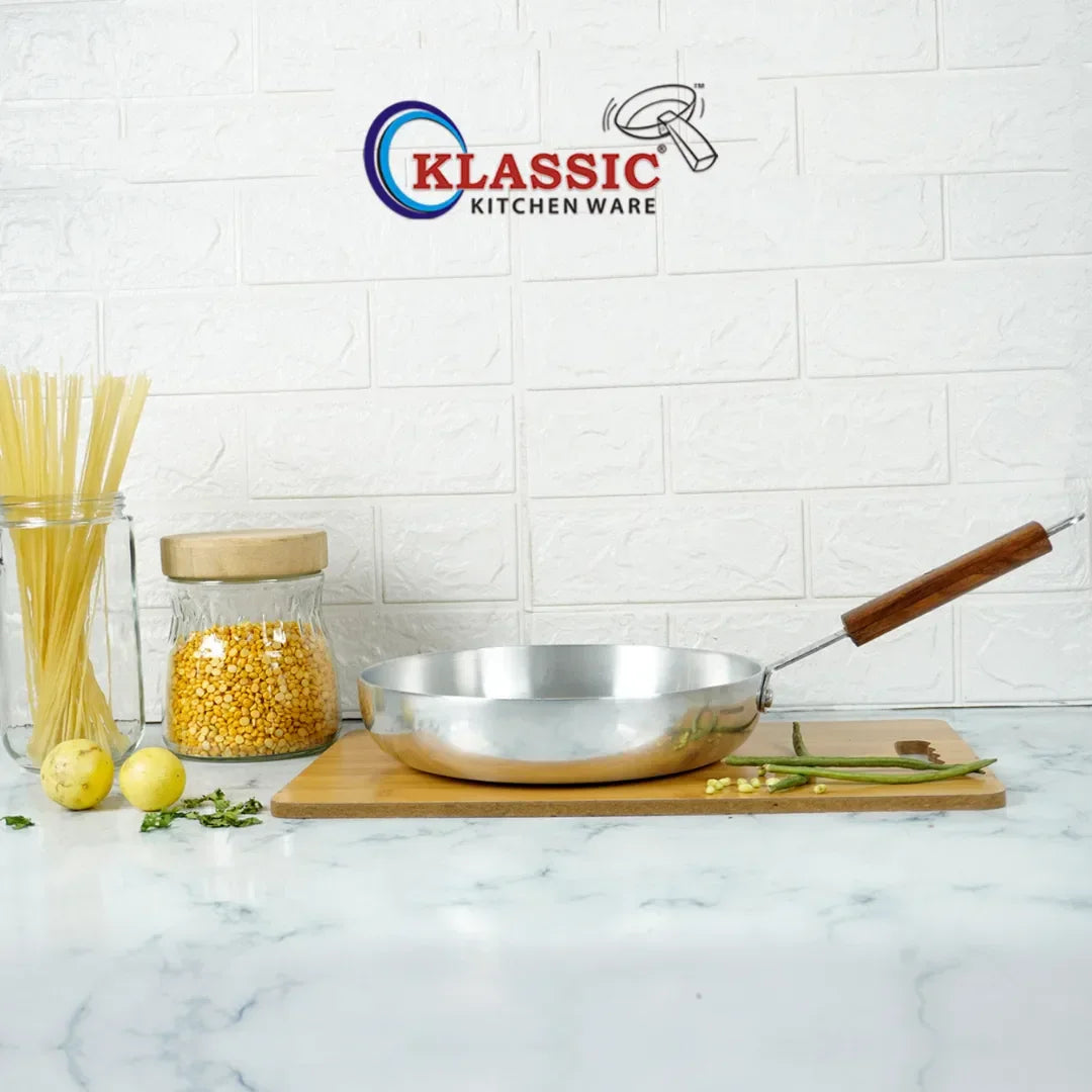 Klassic Frying Pan: Durable Aluminum Steel for Extreme Heat Cooking - Easy to Clean - Klassic Kitchenware UK